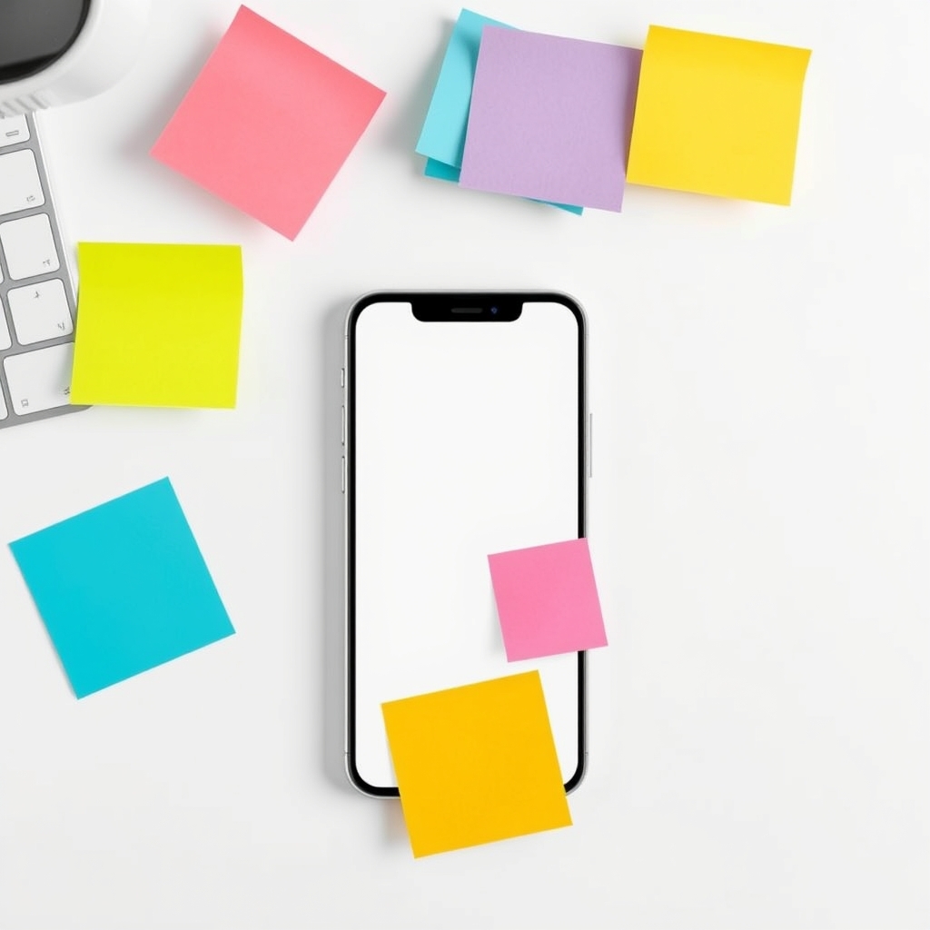 Organized desk layout illustrating how to understand emoji meaning for snapchat